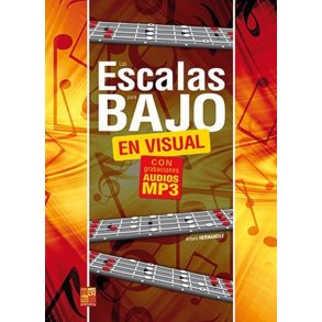 Las escalas para bajo en visual