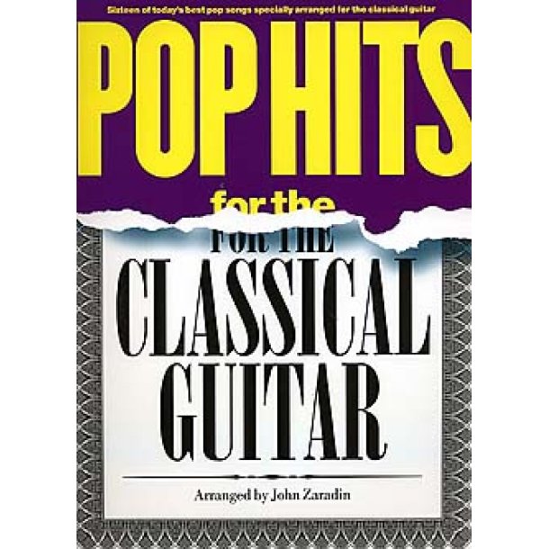 Pop Hits For Classical Guitar