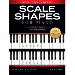 Scale Shapes For Piano &#150; Initial and Grade 1 : 3rd Edition