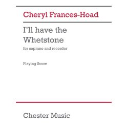 I'll have the Whetstone : Anonymous Folk Poem-Soprano, Recorder (Soprano, Treble and Tenor Recorders) 1 player-2 playing score