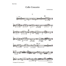 Cello Concerto (solo part)