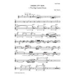 Under City Skin - violin version : for violin, strings and surround-sound electronics - Solo Part
