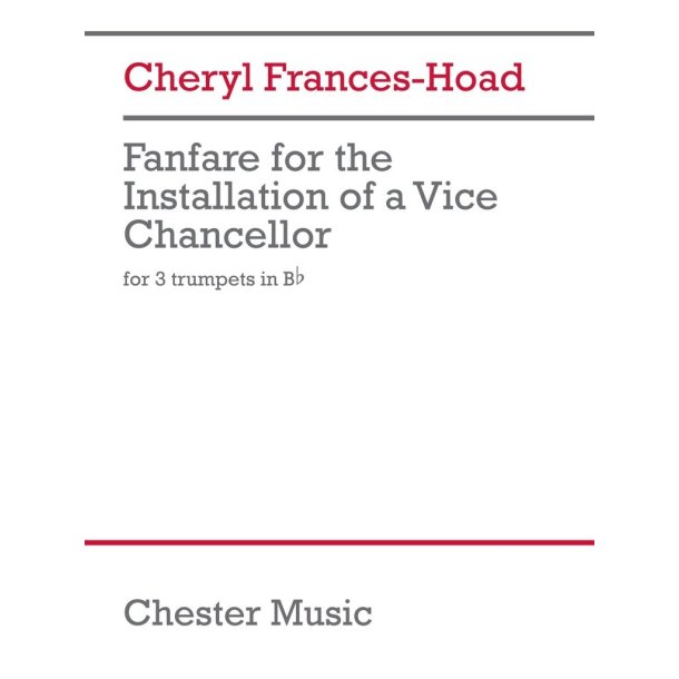 Fanfare for the Installation of a Vice Chancellor