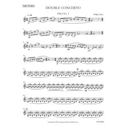 Double Concerto for Violin and Cello (violin part)