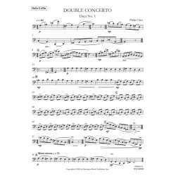 Double Concerto for Violin and Cello (cello part)