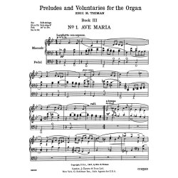 Preludes and Voluntaries for the Organ - Book III
