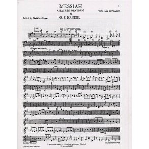 Messiah - A Sacred Oratorio