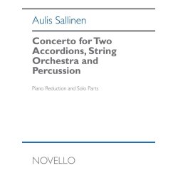 Concerto for Two Accordions : piano reduction and solo parts