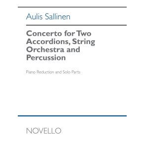 Concerto for Two Accordions : piano reduction and solo parts