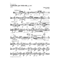 Celebratio : per viola sola