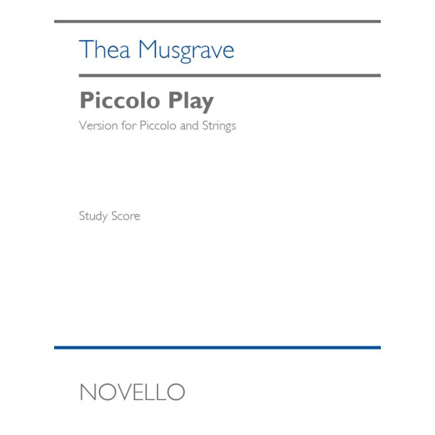 Piccolo Play : version for piccolo and strings