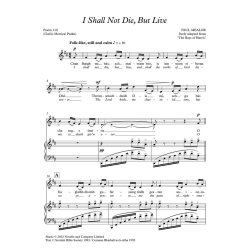 I Shall Not Die, But Live