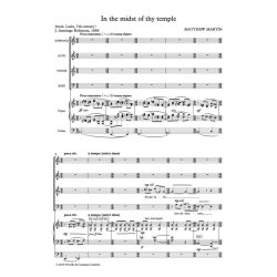 In the midst of thy temple