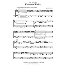 Woman at a Window : (2 Playing Scores)