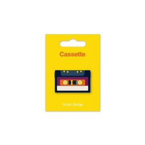 Acrylic Badge - Cassette