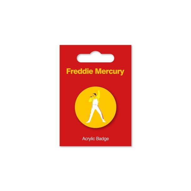 Acrylic badge - Freddie Mercury