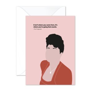 Ella Fitzgerald Greetings Card