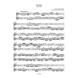 Three Sonatas for Flute and Basso Continuo : BWV 1033, 1031, 1020