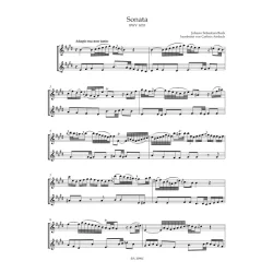 Four Sonatas for Flute and Basso Continuo : BWV 1034, 1035, 1030, 1032