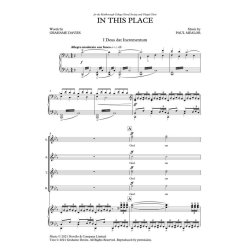 In This Place : SATB, Tuba, Timpani, 2 Percussions, Organ, Strings