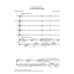 A Scottish Prayer : tenor solo, SATB choir and piano