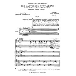 The Martyrdom of St Alban : Cantata for Speaker, Tenor and Baritone Soli, SATB and Chamber Orchestra
