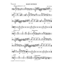 Rain Songs (Cello Part)