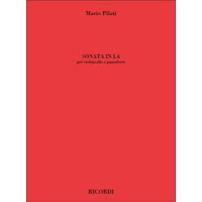 Sonata in La : per violoncello e pianoforte