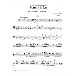 Sonata in La : per violoncello e pianoforte