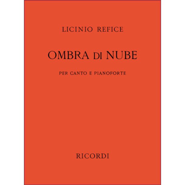 Ombra di nube : per canto e pianoforte