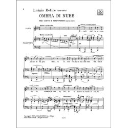 Ombra di nube : per canto e pianoforte