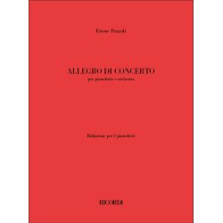 Allegro di concerto : Riduzione per 2 pianoforti