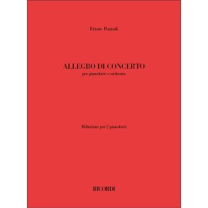 Allegro di concerto : Riduzione per 2 pianoforti
