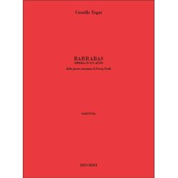 Barrabas : Opera in un atto dalla prosa omonima di Georg Trakl