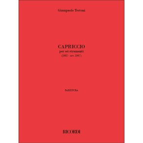 Capriccio : per sei strumenti (1982 - rev. 1997)