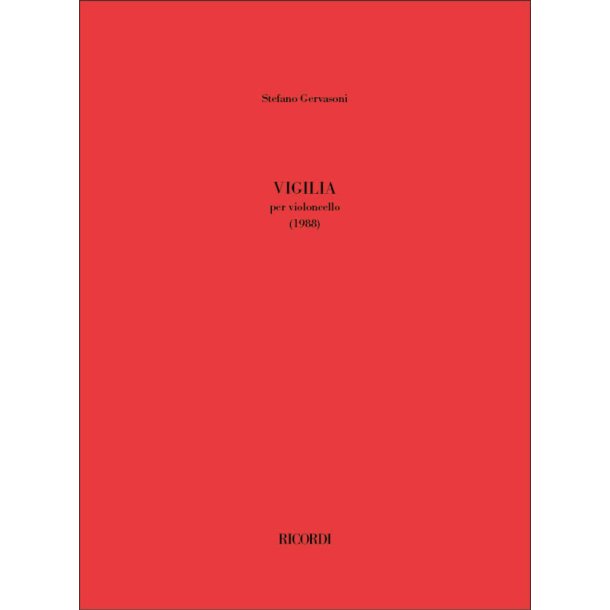 Vigilia : per violoncello