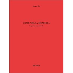 Come nella memoria : tre pezzi per pianoforte