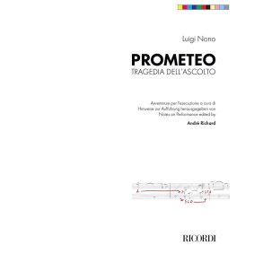 Prometeo : Nuova edizione a cura di André Richard e Marco Mazzolini