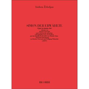 Simon Der Erwahlte : Oper In Einem Akt (2009)
