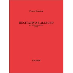 Recitativo e allegro : per violino e pianoforte (1951)