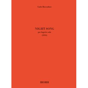 Night Song : per fagotto solo (2016)
