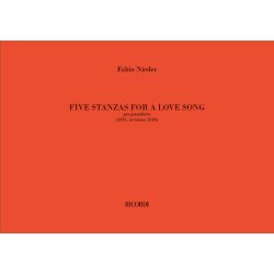 Five stanzas for a love song : per pianoforte