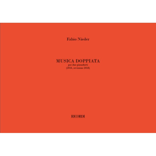 Musica doppiata : per due pianoforti