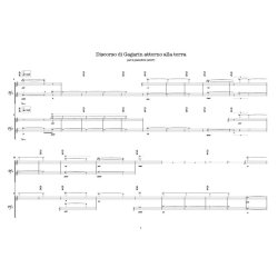 Discorso di Gagarin intorno alla Terra : per due pianoforti