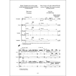 New Songs of Lada without words : for Oboe, Cor anglais, Oboe d'amore (ad libitum) and String Orchestra