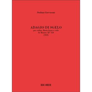 Adagio Di Sgelo : per violino, flauto basso e viola - da Mozart, KV 356