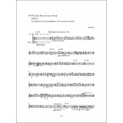 Opus : per quartetto d'archi amplificato e live electronics (2019)