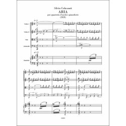 Aria : per quartetto d'archi e pianoforte (2019)