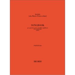 Songbook : per quartetto rock, ensemble amplificato e live electronics (2019)
