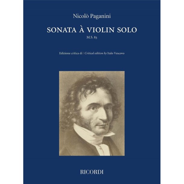 Sonata &agrave; violin solo (M.S. 83) : A cura di | Edited by Italo Vescovo